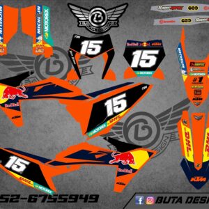 קיט מדבקות ל KTM SXF 2023-2025 EXC 2024-2025 V49