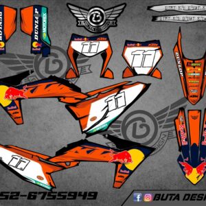 קיט מדבקות ל KTM SXF 2023-2025 EXC 2024-2025 V50