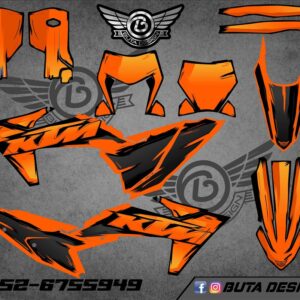 קיט מדבקות ל 2_KTM SXF 2023-2025 EXC 2024-2025 V51