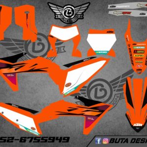 קיט מדבקות ל KTM SXF 2023-2025 EXC 2024-2025 V52