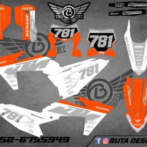 קיט מדבקות ל KTM SXF 2023-2025 EXC 2024-2025 V53
