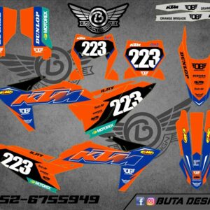 קיט מדבקות ל KTM SXF 2023-2025 EXC 2024-2025 V55