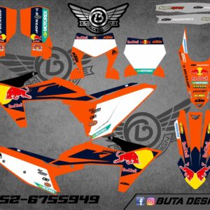 קיט מדבקות ל KTM SXF 2023-2025 EXC 2024-2025 V56