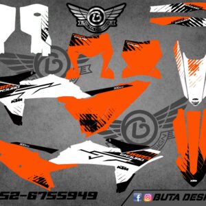קיט מדבקות ל KTM SXF 2023-2025 EXC 2024-2025 V58