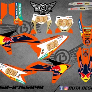 קיט מדבקות ל KTM SXF 2023-2025 EXC 2024-2025 V60