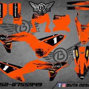 קיט מדבקות ל KTM SXF 2023-2025 EXC 2024-2025 V63