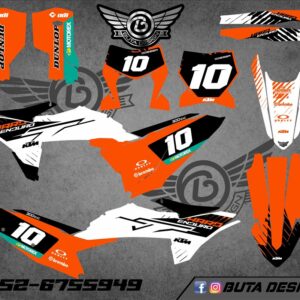 קיט מדבקות ל KTM SXF 2023-2025 EXC 2024-2025 V68