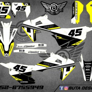 קיט מדבקות ל Husqvarna Enduro 2020-2023 Motocross 2019-2022 V118