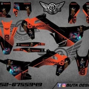 קיט מדבקות ל Husqvarna Enduro 2020-2023 Motocross 2019-2022 V123