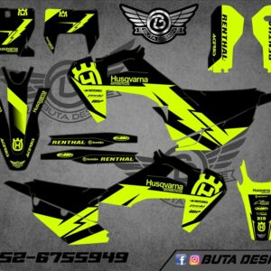 קיט מדבקות ל Husqvarna Enduro 2020-2023 Motocross 2019-2022 V125