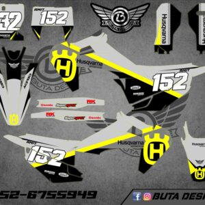 קיט מדבקות ל Husqvarna Enduro 2020-2023 Motocross 2019-2022 V132