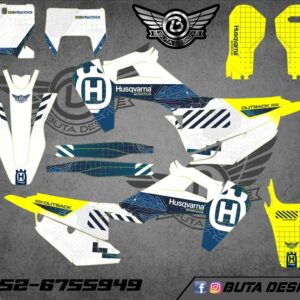 קיט מדבקות ל Husqvarna Enduro 2020-2023 Motocross 2019-2022 V134