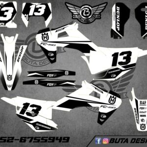 קיט מדבקות ל Husqvarna Enduro 2020-2023 Motocross 2019-2022 V135