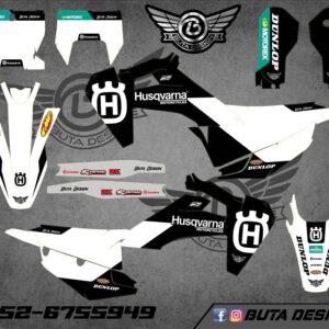 קיט מדבקות ל Husqvarna Enduro 2020-2023 Motocross 2019-2022 V138