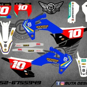 קיט מדבקות ל Husqvarna Enduro 2020-2023 Motocross 2019-2022 V140