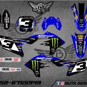 קיט מדבקות ל Yamaha YZF 450 2023-2024 YZF 250 2024 V29