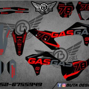 קיט מדבקות ל GasGas EC MC 2021-2023 V46