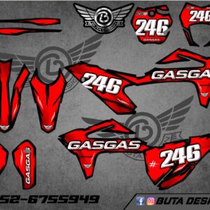 קיט מדבקות ל GasGas EC MC 2021-2023 V51