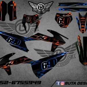 קיט מדבקות ל KTM SXF 2019-2022 EXC 2020-2023 V158