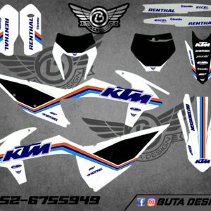 קיט מדבקות ל KTM SXF 2019-2022 EXC 2020-2023 V163