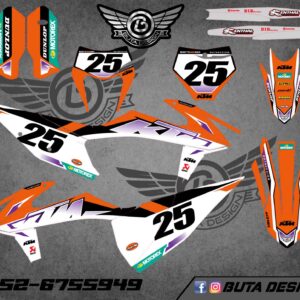 קיט מדבקות ל KTM SXF 2019-2022 EXC 2020-2023 V170
