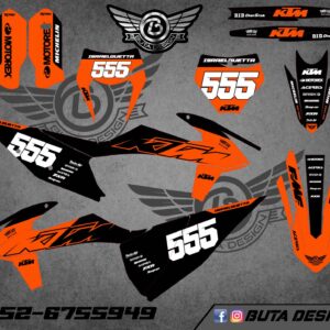 קיט מדבקות ל KTM SXF 2019-2022 EXC 2020-2023 V175