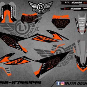 קיט מדבקות ל KTM SXF 2019-2022 EXC 2020-2023 V177
