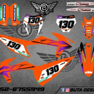 קיט מדבקות ל KTM SXF 2019-2022 EXC 2020-2023 V189