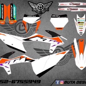 קיט מדבקות ל KTM SXF 2019-2022 EXC 2020-2023 V194