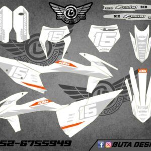 קיט מדבקות ל KTM SXF 2019-2022 EXC 2020-2023 V195