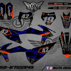 קיט מדבקות ל KTM SXF 2019-2022 EXC 2020-2023 V196