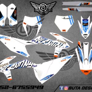 קיט מדבקות ל KTM SXF 2019-2022 EXC 2020-2023 V204