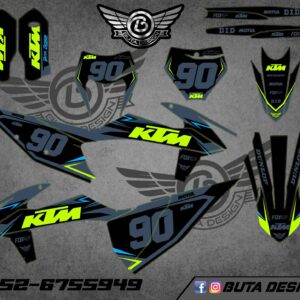 קיט מדבקות לKTM SXF 2019-2022 EXC 2020-2023 V224