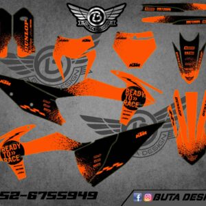 קיט מדבקות לKTM SXF 2019-2022 EXC 2020-2023 V225