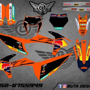 קיט מדבקות לKTM SXF 2019-2022 EXC 2020-2023 V227