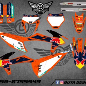 קיט מדבקות לKTM SXF 2019-2022 EXC 2020-2023 V228