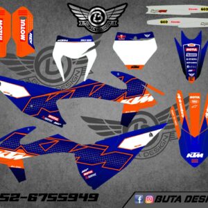 קיט מדבקות לKTM SXF 2019-2022 EXC 2020-2023 V229