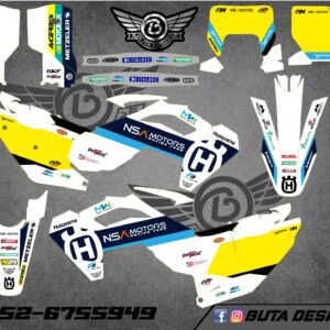 קיט מדבקות ל Husqvarna Enduro 2024 Motocross 2023-2024 V29