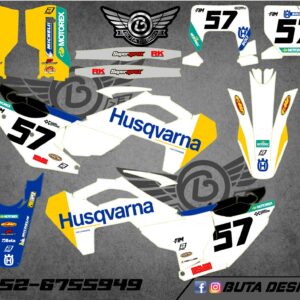 קיט מדבקות ל Husqvarna Enduro 2024 Motocross 2023-2024 V30