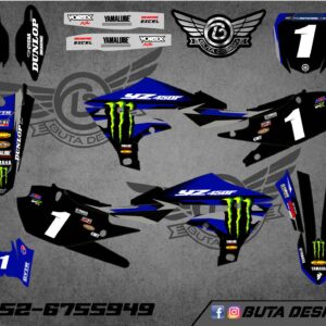 קיט מדבקות ל Yamaha YZF 450 2019-2022 YZF 250 2020-2023 V95